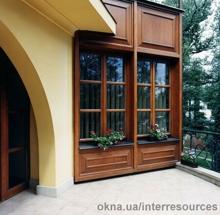 Дерево-алюминиевые окна Hols - alu