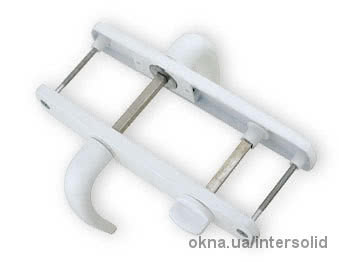 Нажимной гарнитур WC, 28/90, с пружиной, белый, Flipper, 2 винта.