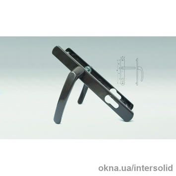 Нажимной гарнитур 25/85, без пружины, коричневый, Flipper, 2 винта.