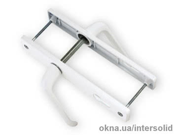 Нажимной гарнитур 25/92, с пружиной, белый, Flipper, 2 винта.