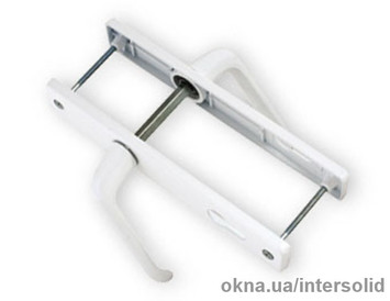 Нажимной гарнитур 35/92, с пружиной, белый, Flipper, 2 винта.