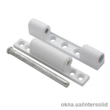 Петля не регулируемая (фрамужная), 100мм. белая.