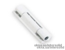 Петля не регулируемая (фрамужная), 75мм. белая.