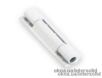 Петля не регулируемая (фрамужная), 75мм. белая.