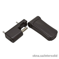 Регулируемая дверная петля, для дверей весом до 120 кг., коричневая