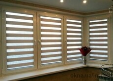 Рулонные жалюзи День-Ночь Белый