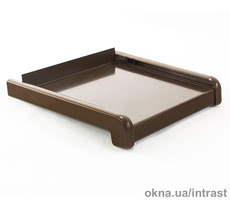 Алюминиевые отливы 90 мм