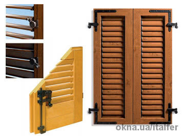 Ставни на окна из дерева для дома и дачи по цене завода | hb-crm.ru