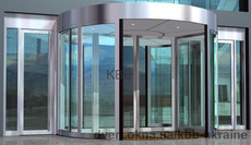 Автоматическая револьверная дверь КА022 с двумя створками