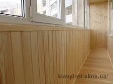 Обшивка балкона внутренняя