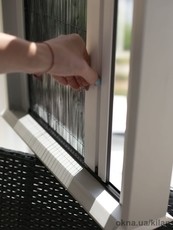 Антимоскитная сетка-плиссе. Ширина 125см