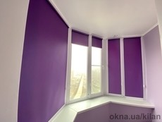 Рулонные жалюзи с системой открытого типа