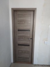 Межкомнатные двери ТМ Eco-Doors, модель Grande, цвет Дуб невада