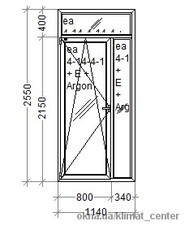 Балконная дверь ЖК 