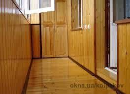 Отделка балконов деревянной вагонкой в Одессе за два дня!
