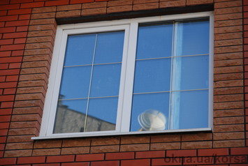 Металлоластиковое окно - 1300х1400 мм. (Киев)