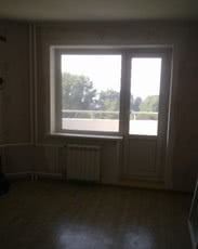 Балконный блок | 2560х2150 | (глухое окно 1760х1400, дверь 800х2150) REHAU EURO 60