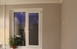 Двойное ПВХ окно в гостинную - 1350х1350 мм. REHAU Euro 70