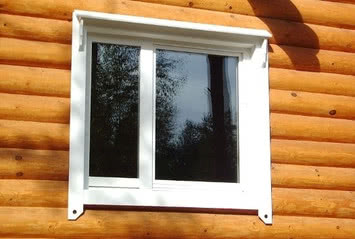 Двостулкове металопластикове вікно - 1350х1350 мм. Rehau Euro 60