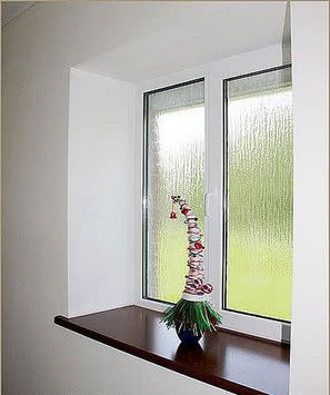 Вікно у вітальню з двох половин - 1500х1800 мм (Носівка)