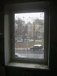 ПВХ одностворчатое окно Рехау - немецкое качество - 90х120 см. (ШхВ) (Зеньков)