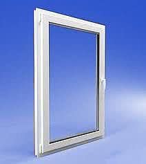 ПВХ одностворчатое окно Rehau - немецкое качество - 140х70 см. (ВхШ) (Змиев)