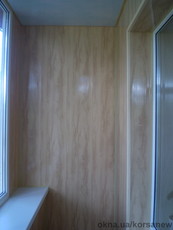 Внутренняя отделка балкона 7