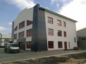 Остекление офисно - торгового центра &mdash; Kovel'VyknoBud