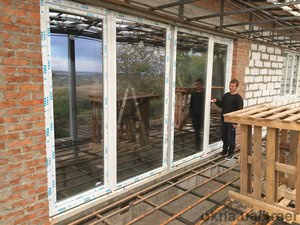 Панорамное остекление котетжа. &mdash; 