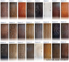 Двери металические с МДФ-накладками