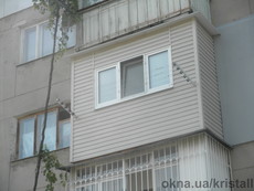 Балкон под ключ, ровный по плите