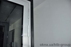 Алюминиевые двери (замок-рейка Automatic, петли пальчиковые Dr.Hann)