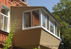 Балкон (Сварка, остекление, отделка)