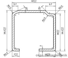 Армирующий профиль VEKA 113.049.2