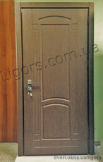 Металлические входные двери с МДФ накладками.
