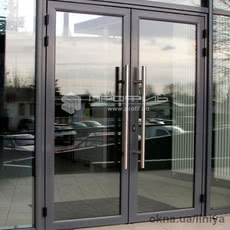 Двері алюмінієві та ПВХ