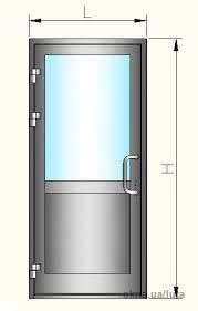 Двери алюминиевые ТМ ALTEST SMART-700 (900*2050)