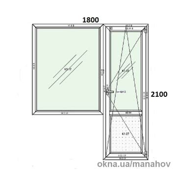 Балконный Блок 1800*2100 за 9 000 р. (Всё Включено)