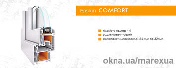 Вікно Epsilon Comfort 1400x1300