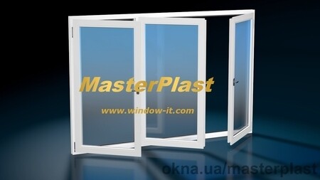 Пластикові вікна тристулкові