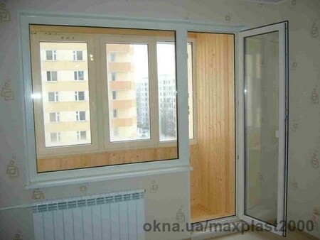 Балконний блок з підвіконням