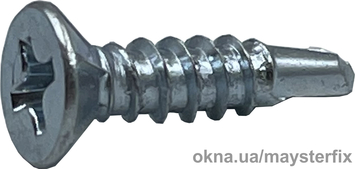 Self-tapping window screw 3,9x16 with notches (pack of 1000 pcs.)