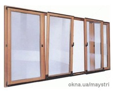 Раздвижные системы на ПВХ, Дерево производства ROTO