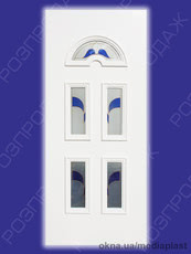 РОЗПРОДАЖ -24 ммСендвіч панель: Діамант Д--03 (білий). Скло - смоляний вітраж/2. Розміри - 880*2050 мм*24мм