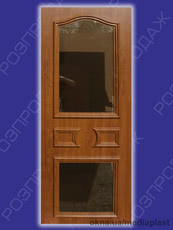 РОЗПРОДАЖ -24ммСендвіч панель: Рубін Р-05 (золотий дуб 1-но сторонній). Скло - стопсоль. Розміри - 716*1951 мм*24мм