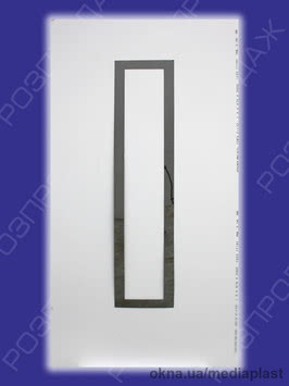 Сендвіч панель 1: сендвіч панель дверна з нержавіючим металом. 32мм