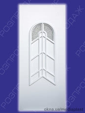 РОЗПРОДАЖ -24ммСендвіч панель: Аметист А-02 (білий). Скло - дельта біла. Розміри - 880*2050 мм*24мм