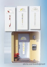 Сендвич панели дверные модель Бирюза