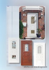 Сендвич панели дверные модель Рубин