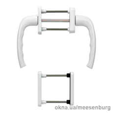 Балконный гарнитур белый HOPPE New York F9016 0810/961N U10/0810